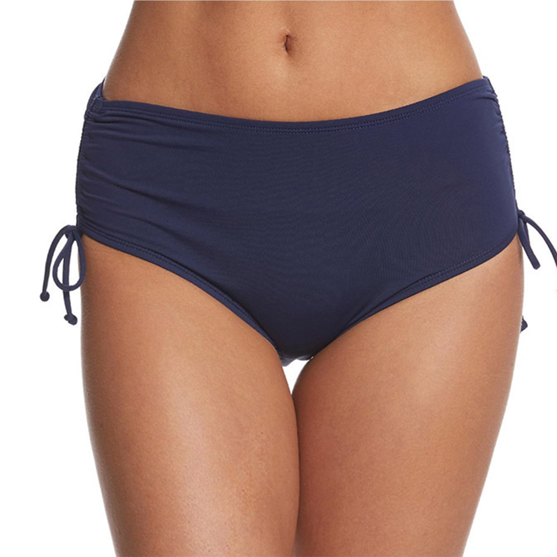 Ranphee Damen Bikinihose mit Raffung und Schnüren Sexy Slip für Strand Swim Beach