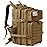 QT&QY Military Tactical Backpacks For Men Molle Daypack 45L Large 3 Day Bug Out Bag Hiking Rucksack With Bottle Holder