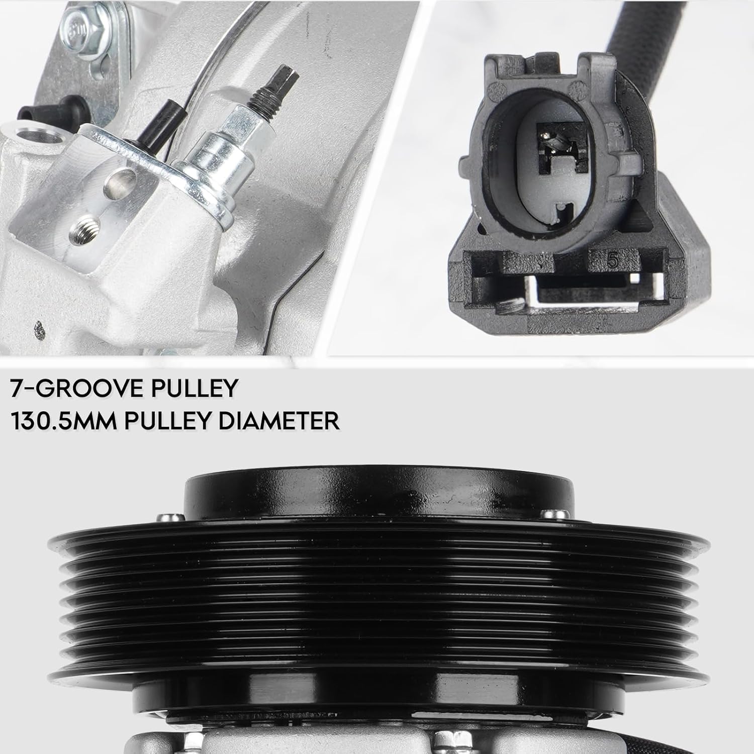 New AC Air Condition Compressor with Clutch for Honda Accord 2.4L 2008-2012, for Honda Crosstour 2.4L 2012-2015 38810R40A01 639362