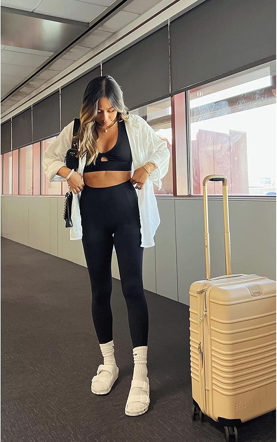 Fabletics Women's Oasis PureLuxe High-Waisted Legging - Image 7