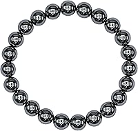 Vista 889 de Amazing Gemstone Pulsera de cristal para mujeres y hombres, pulsera de cristal curativo de protección, pulsera elástica con cuentas de piedras