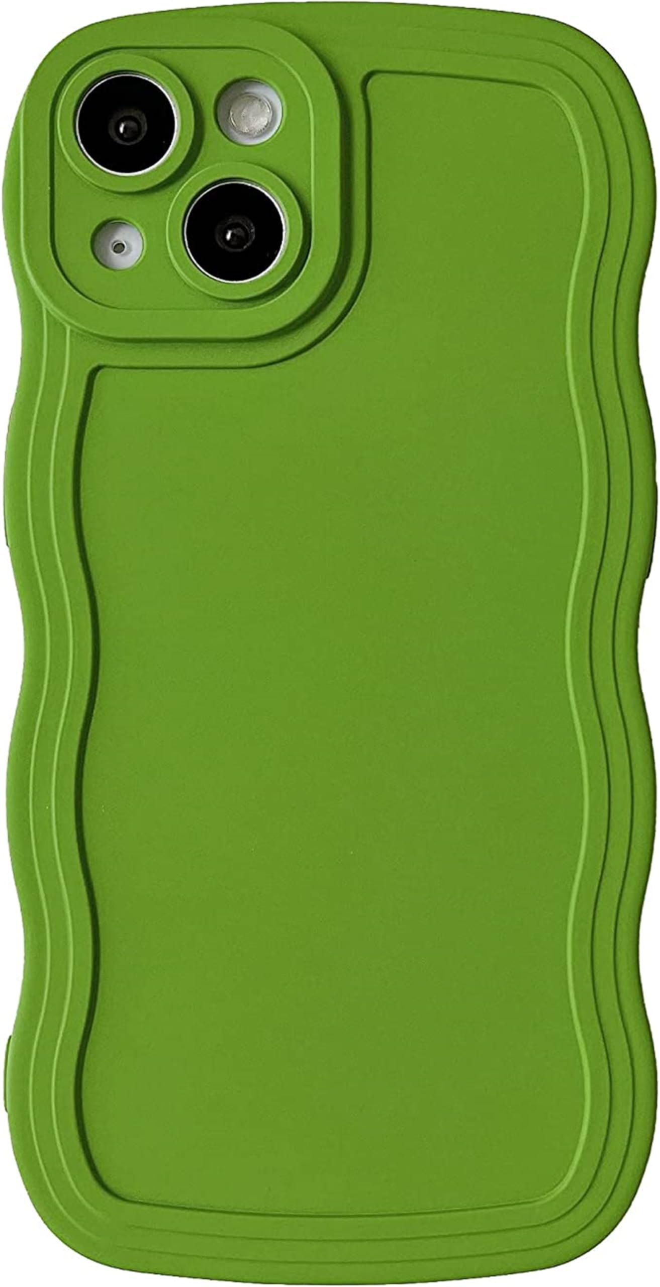 Tybiky Hülle Kompatibel mit iPhone11, Farbe Curly Handyhülle, Schöne TPU Silikon Wellen Design Schutzhülle, Niedlich und Einzigartigen Frauen Mädchen Case Cover für iPhone 11