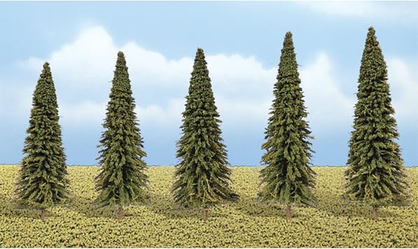 Woodland Scenics Evergreen Trees, 2-Inch to 3.5-Inch, 5-Pack