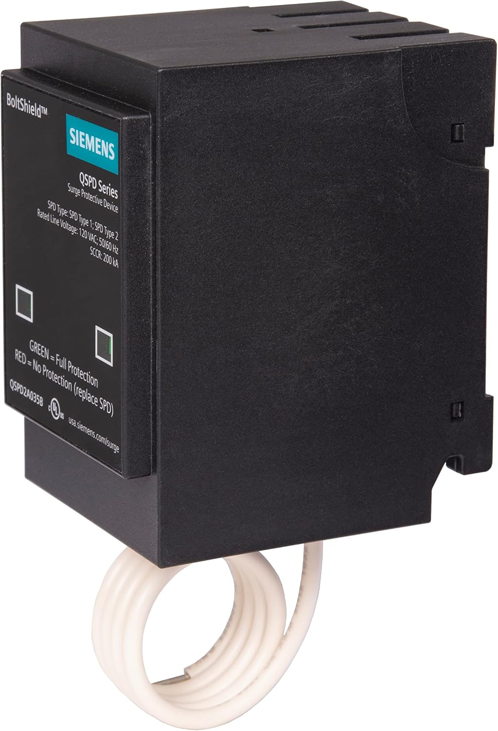 Siemens QSPD2A035B 35 Amp BoltShield Indoor Surge Protective Device & Q230 30-Amp Double Pole Type QP Circuit Breaker