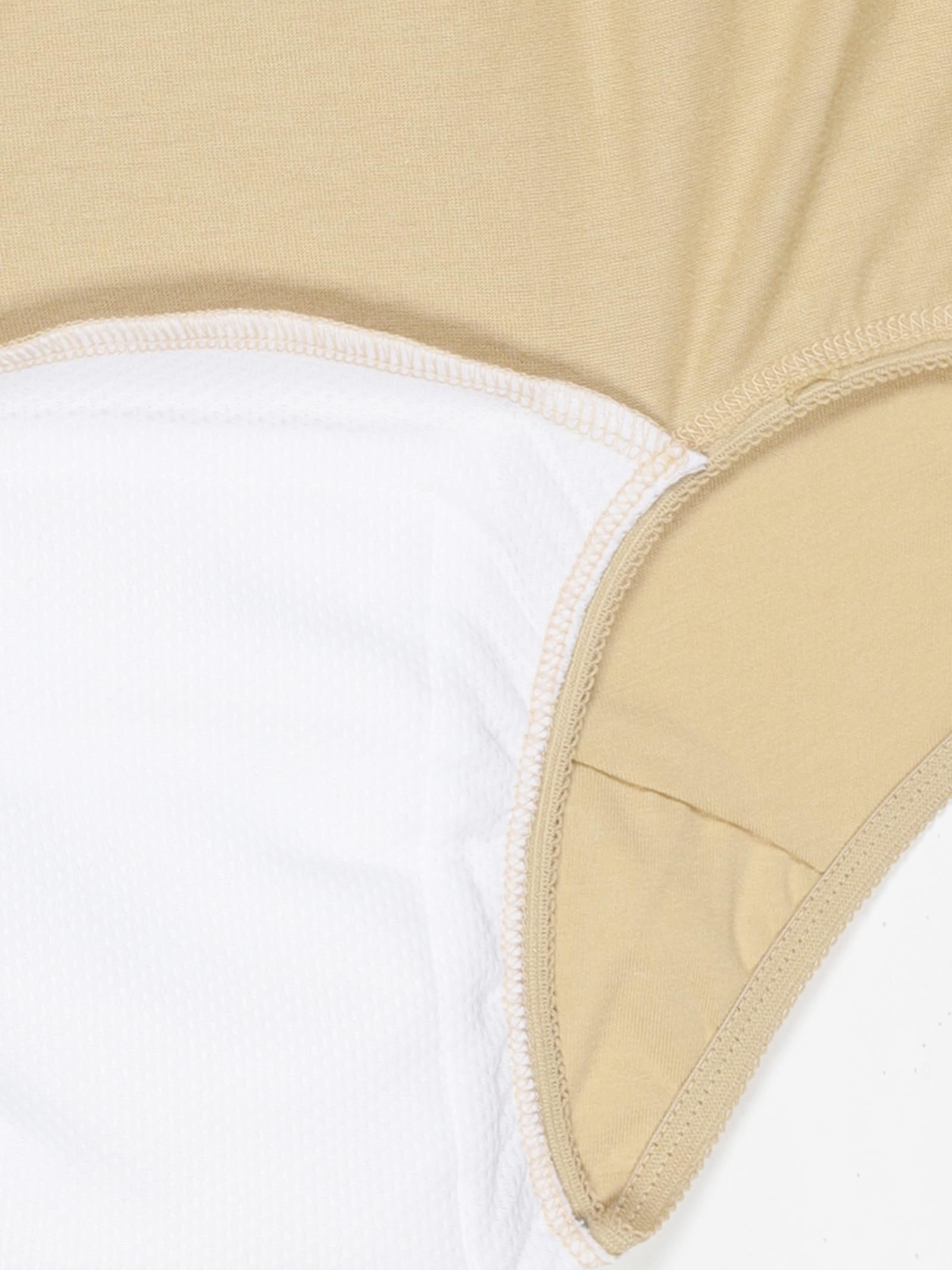 KIKWIT Maternity Panties, High Waist Pregnancy Underwear for Women, Maternity Panties Over Bump,Maternity Incontinence Underwear for Women, Beige Color (M) 2