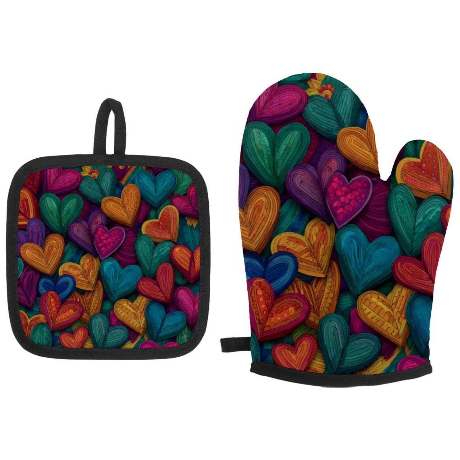 Gants de cuisine et coussinets chauds pour vos cuissons au four