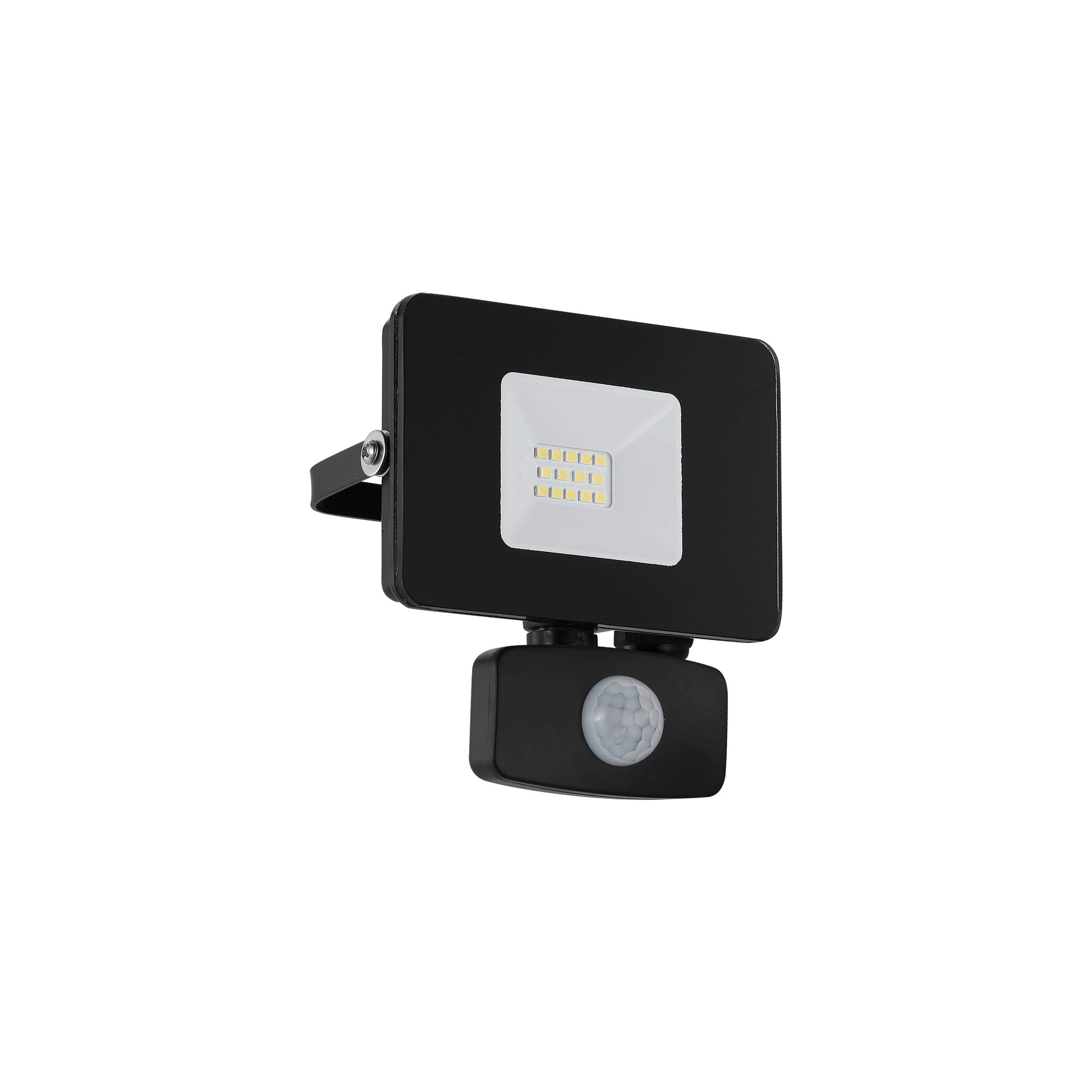 Eglo LED Outdoor Spotlight Faedo 3, 1 Flame Outdoor Light incl. Motion Detector, Sensor wall Spotlight Made of Aluminium