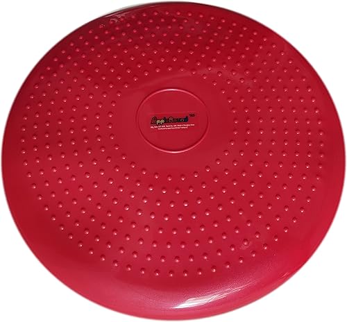 Miniatura 24 de AppleRound Cojín inflable con bomba de mano, tabla de estabilidad de aire (extragruesa), disco de equilibrio de núcleo para adultos, asiento