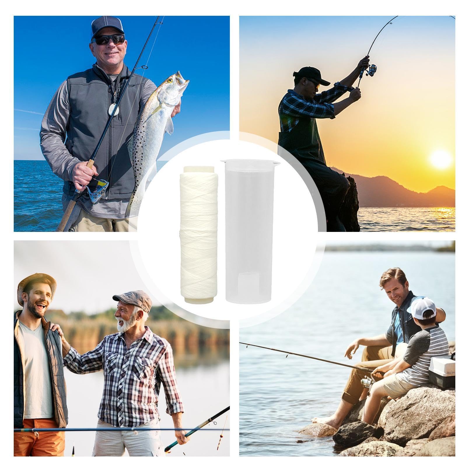 Fil De Pêche Transparent Élastique Nylon – Corde Appât Saumon Esturgeon Poisson-Chat 0.2/0.3/0.5 Mm
