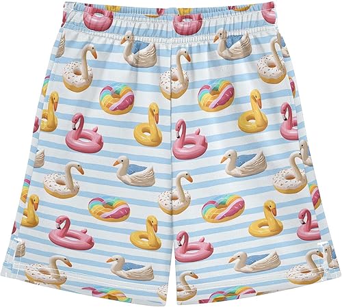 panksolu Boys Shorts Casual Athletic Shorts Elastic Waist with Pockets Teens Summer Track Shorts for Outdoor Activity 7-15Y