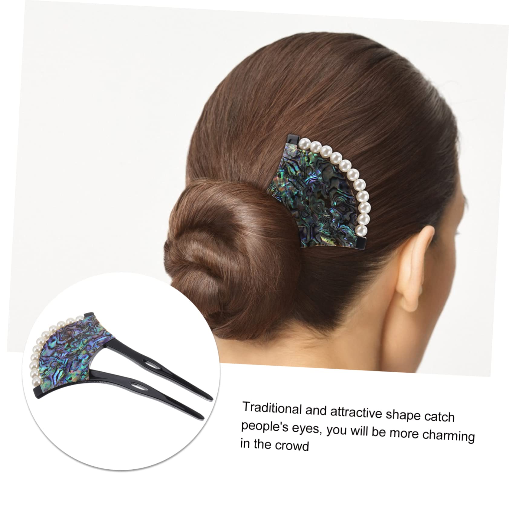 Healeved 3piezas Horquilla De Cabello Vintage U-shape Para Mujeres Pinza De Pelo Elegante Estilo Antiguo Accesorio De Peinado Para Niñas y Amantes Moda Clásica