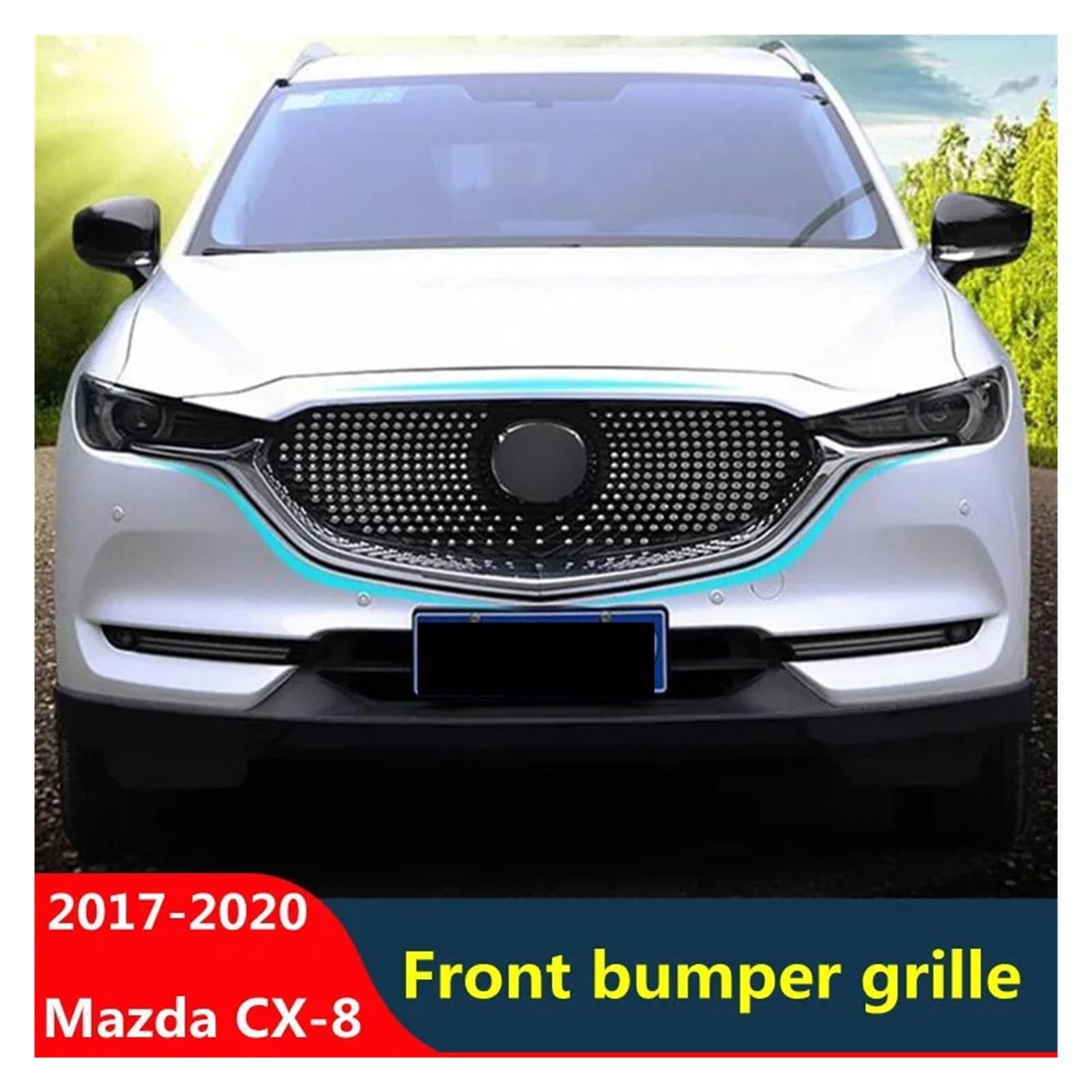 Amazon.co.jp: CEYUSOT マツダ CX-8 CX8 ダイヤモンドグリル