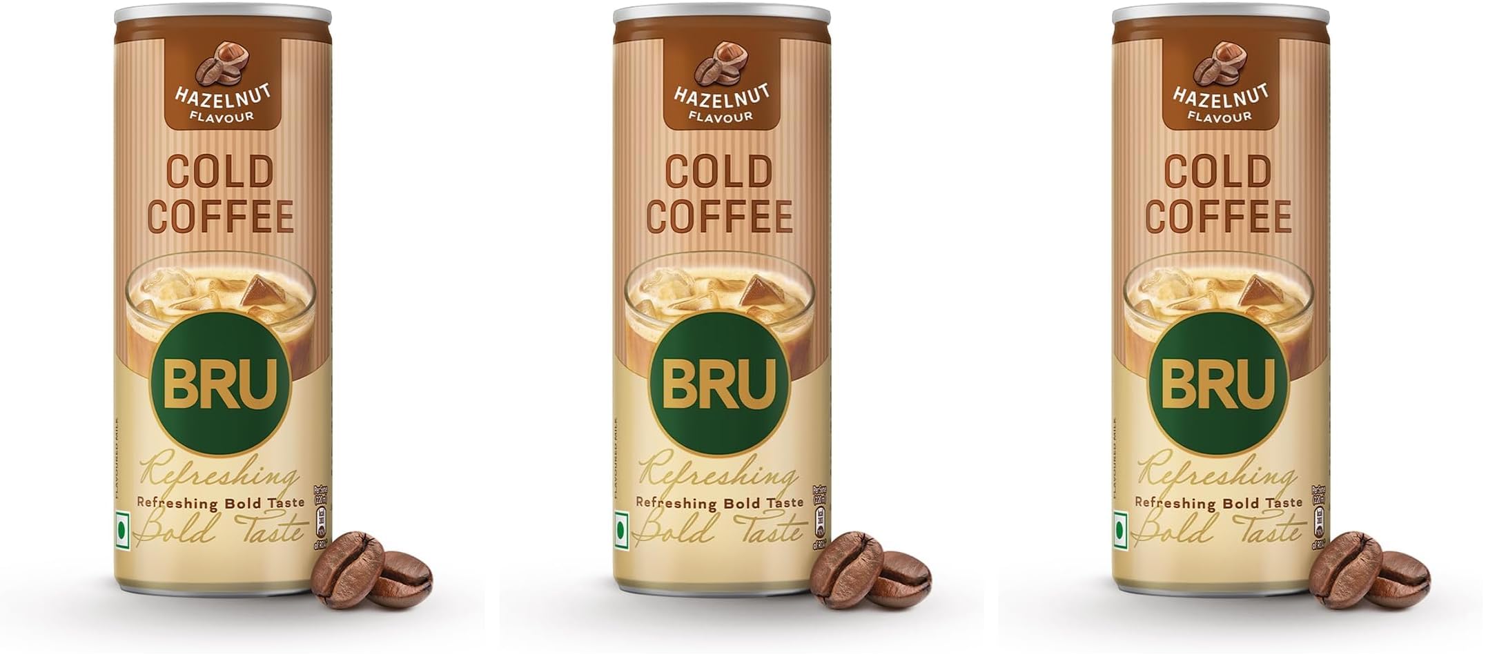 Bru Cold Coffee Hazelnut 230ml | Thick, Creamy, and Irresistable | Ready to Drink (Pack of 3)-picture-29