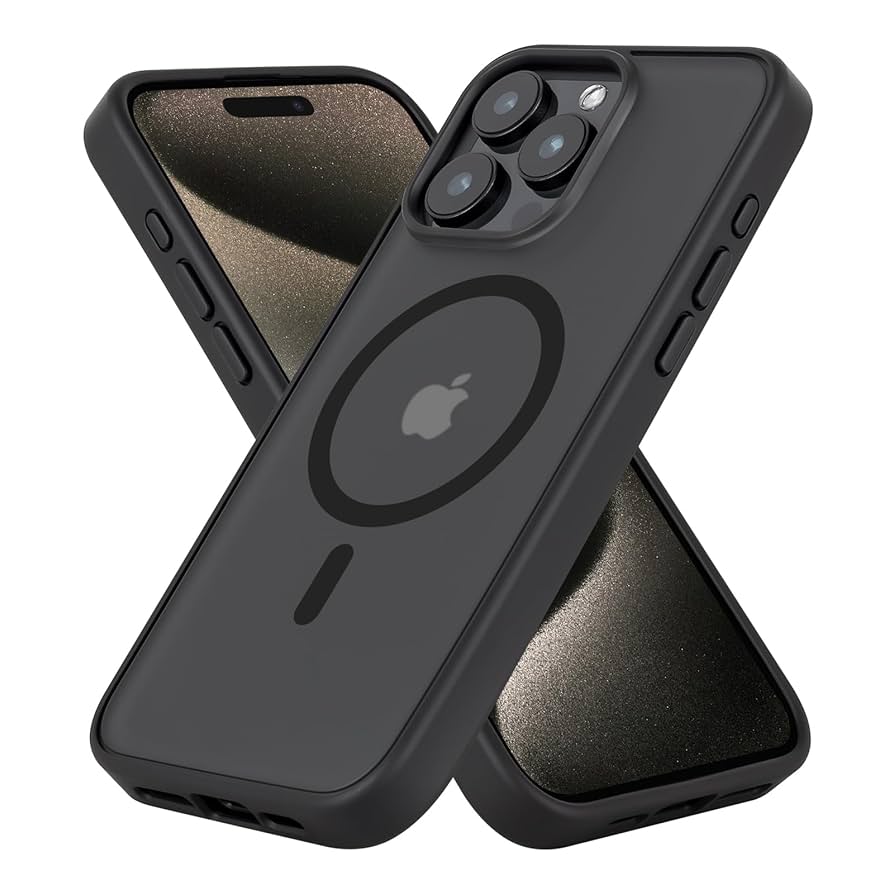 ☘️iPhone 15 Pro ケース エアバッグ保護 マグセーフ対応 マット Amazon.co.jp: iPhone 15 Pro ケース MagSafe対応 耐衝撃