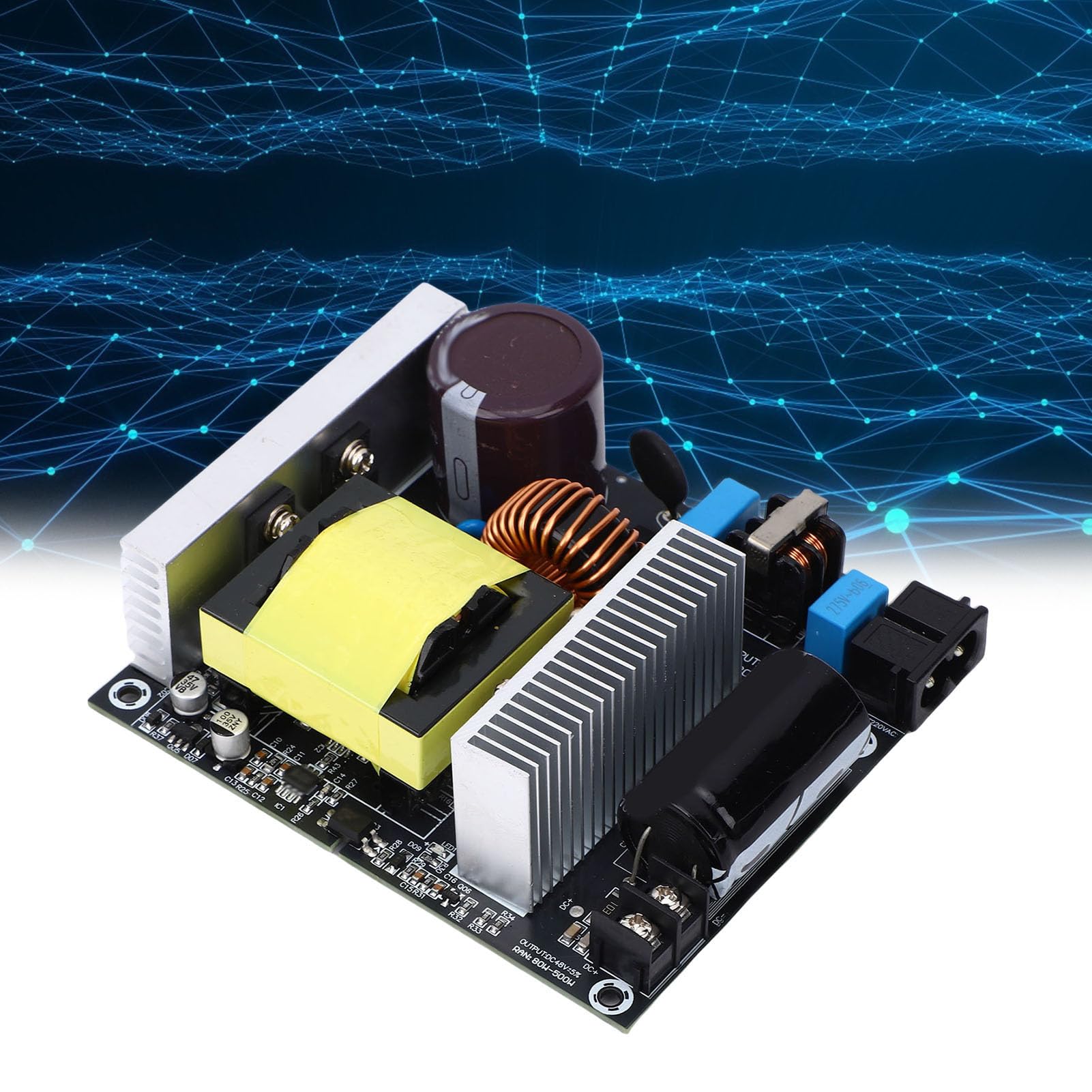 Amplificateur de Puissance 600W avec Alimentation Isolée, (Prise