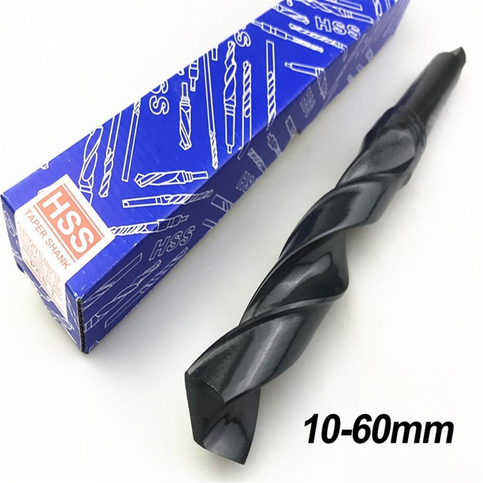 1PC 10mm-60mm HSS Morse Kegel Schaft Twist Bohrer Bit High Speed ​​Stahl Reiben Bohrer for Eisen stahl Kupfer Metall(17.5mm)