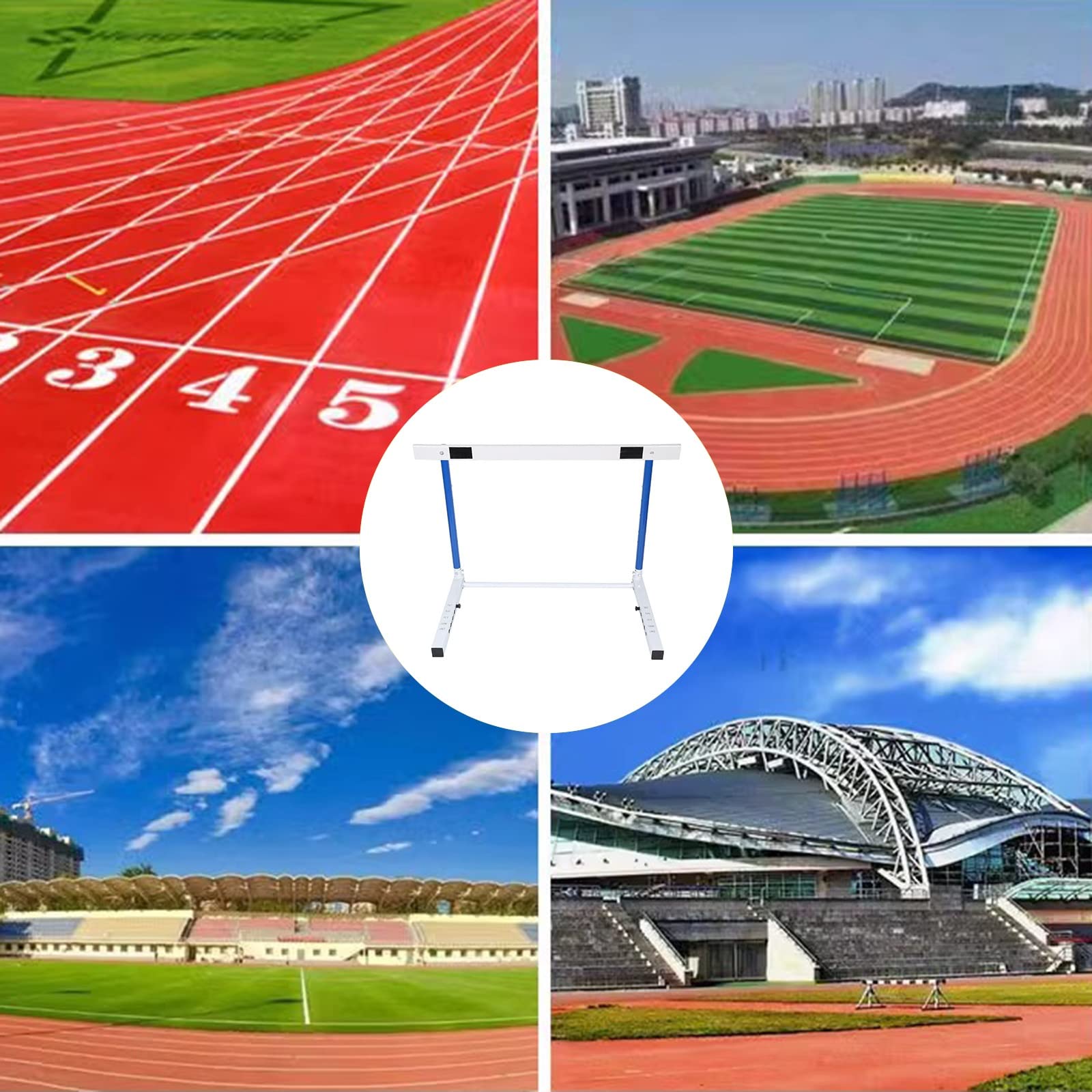 Juego de Vallas de Agilidad y Velocidad, Vallas Ajustables/Equipo multideportivo, para niños y Atletas Profesionales, Entrenamiento de Entrenadores, Saltos y Carreras.