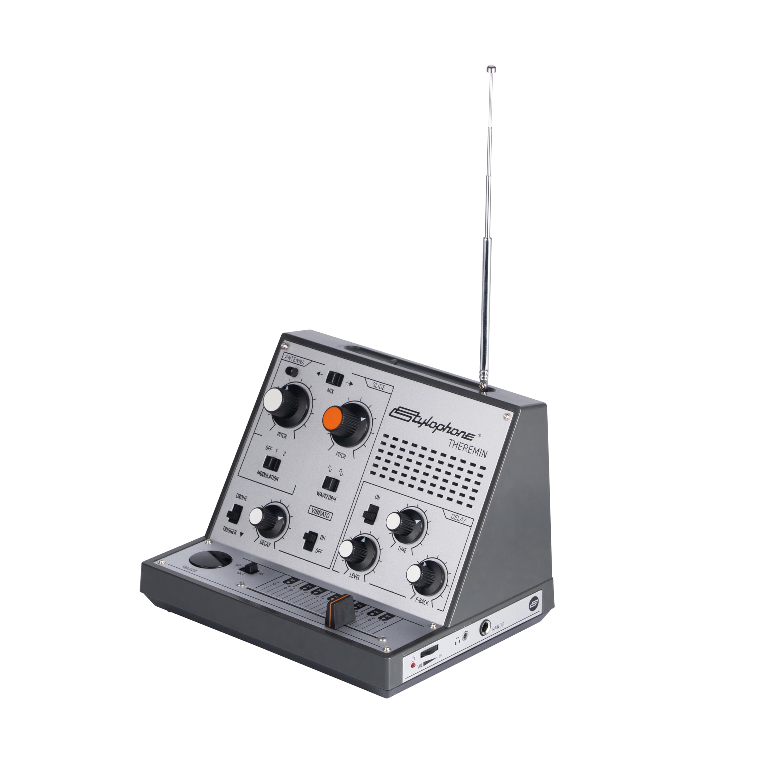 Stylophone Theremin przenośny syntezator analogowy z dotykowym sterowaniem