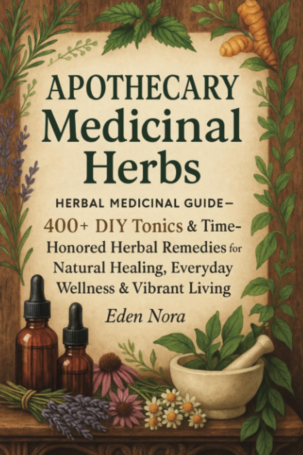 Apothecary Medicinal Herbs: Herbal Medicinal Guide— 400+ DIY Tonics & Time-Honored Herbal Remedies for Natural Healing, Everyday Wellness & Vibrant Living