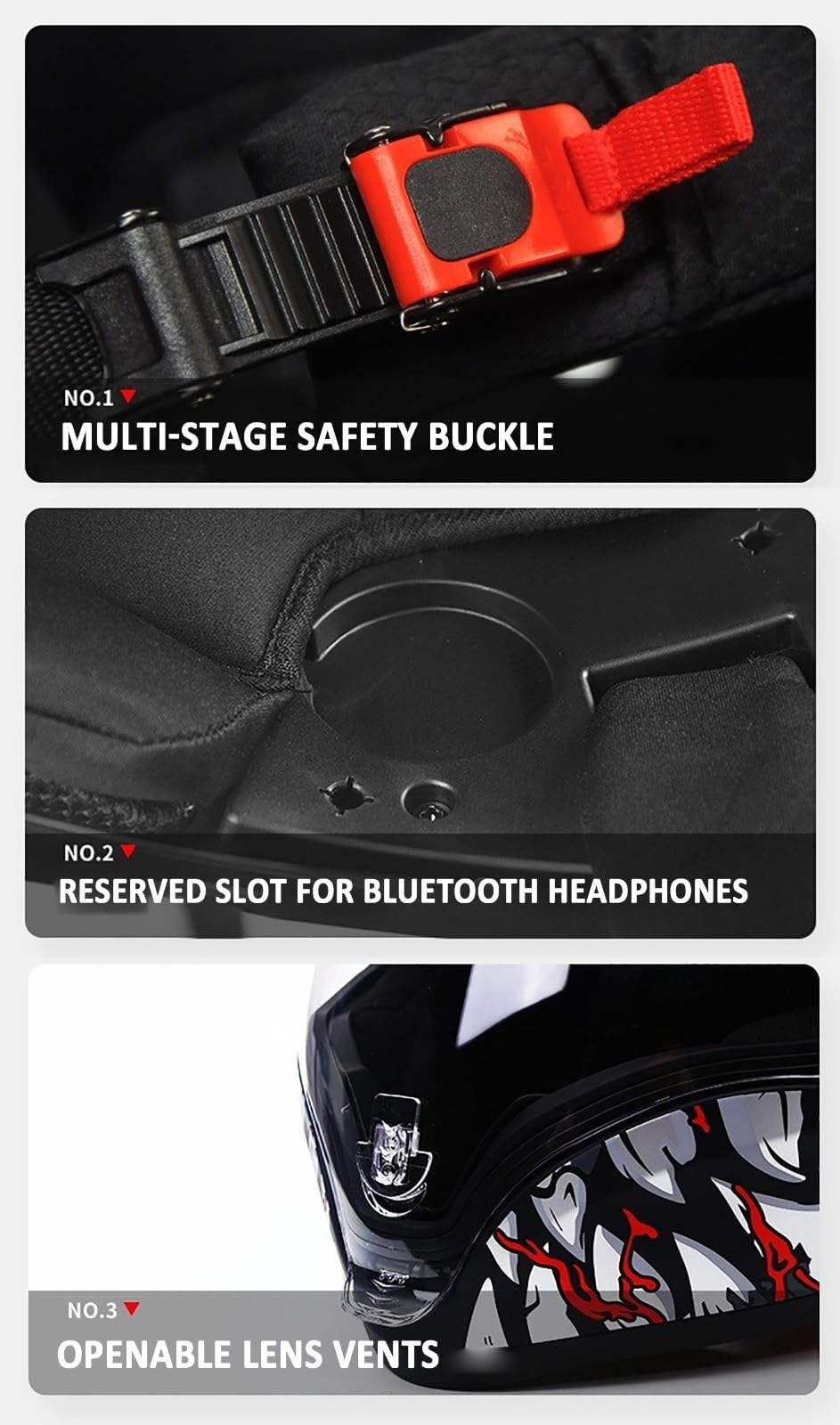 Integralny kask motocyklowy, integralny kask motocyklowy z podwójnym wizjerem, dla mężczyzn i kobiet, certyfikowany przez ECE 22.06, kask motocrossowy, kask na skuter