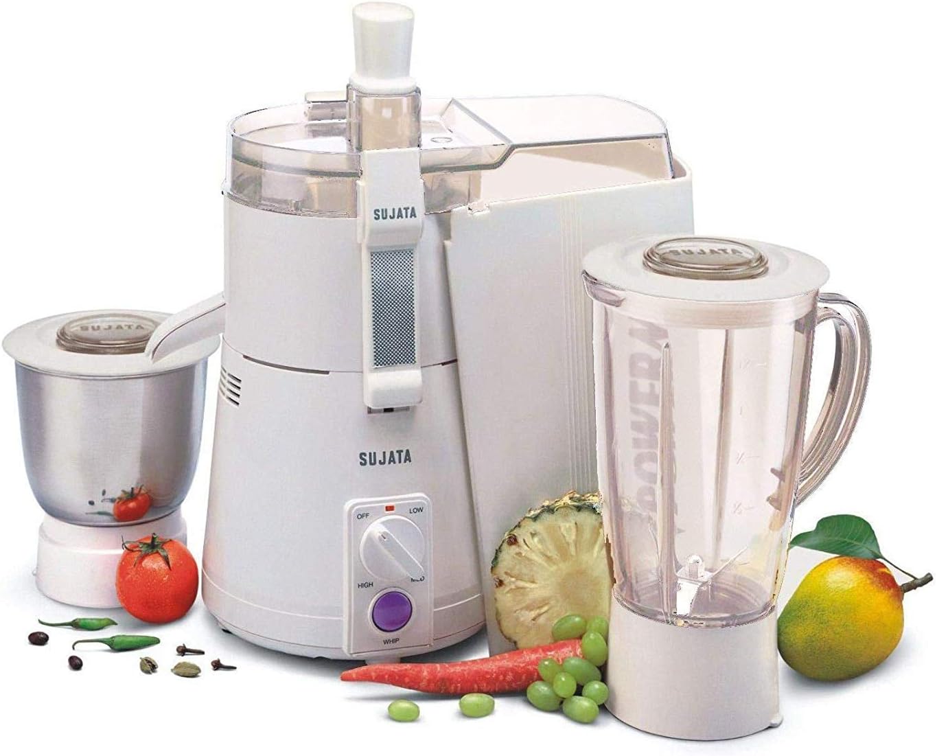 Buy Philips HL1632 500Watt 3 Jar Juicer Mixer Grinder with Fruit