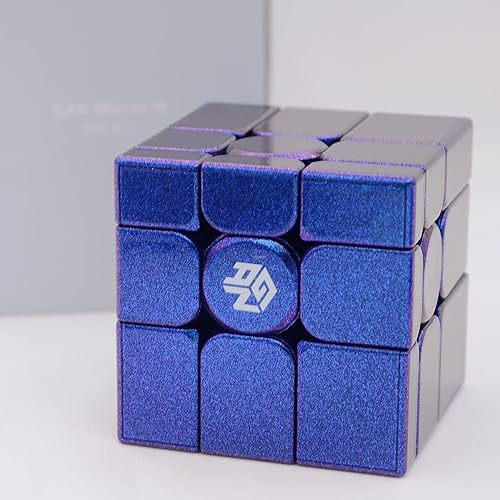 Miniatura 2 de Bukefuno GAN Mirror M UV 3x3 Speed Cube Gans 3x3 2022 Cubo de espejo magnético GAN espejo UV Puzzle cubos de color morado (versión UV)