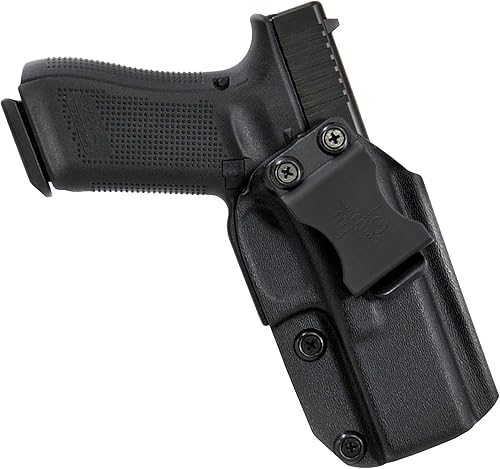 Black Scorpion Gear IWB Kydex - Funda para pistola  Compatible con Glock 17, 22, 31 (Gen 1-5)  Funda de transporte oculta en la cintura interior,