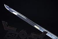 Vista 6 de Katana corta hecha a mano japonés wakizashi samurai espada doblada hoja de acero