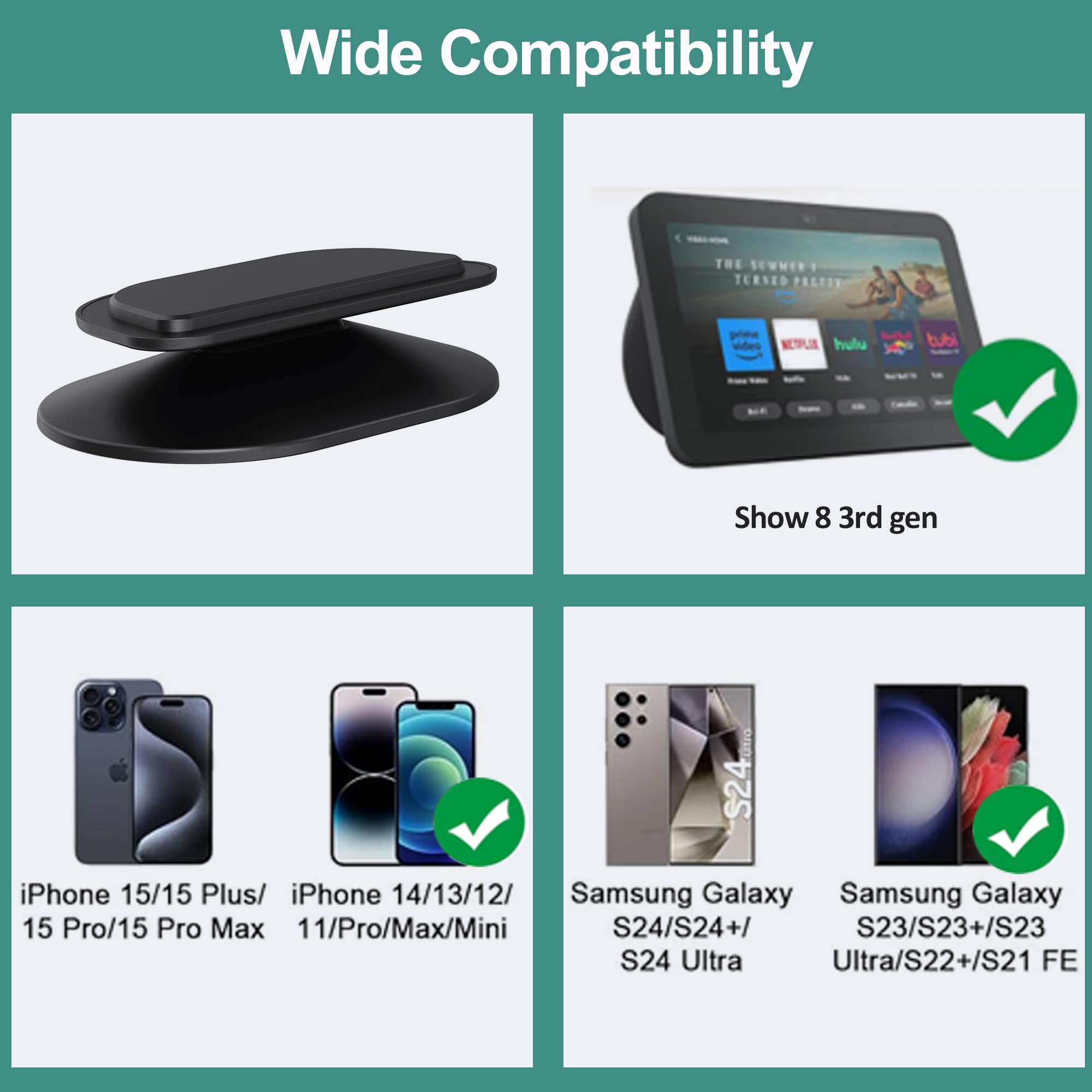 Amazon.co.jp: SOKUSIN Echo Show 8 (第3世代) 用スタンド - 調節可能