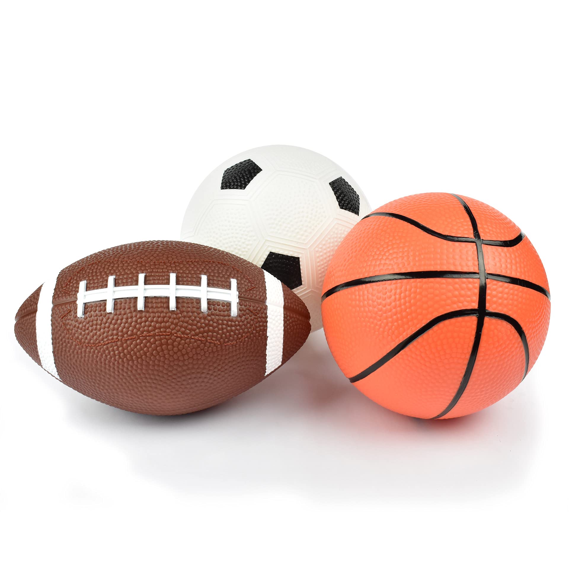 Mini Ball Set - Set Of 3 Mini Balls - Basketb+American Footb.+Footb.