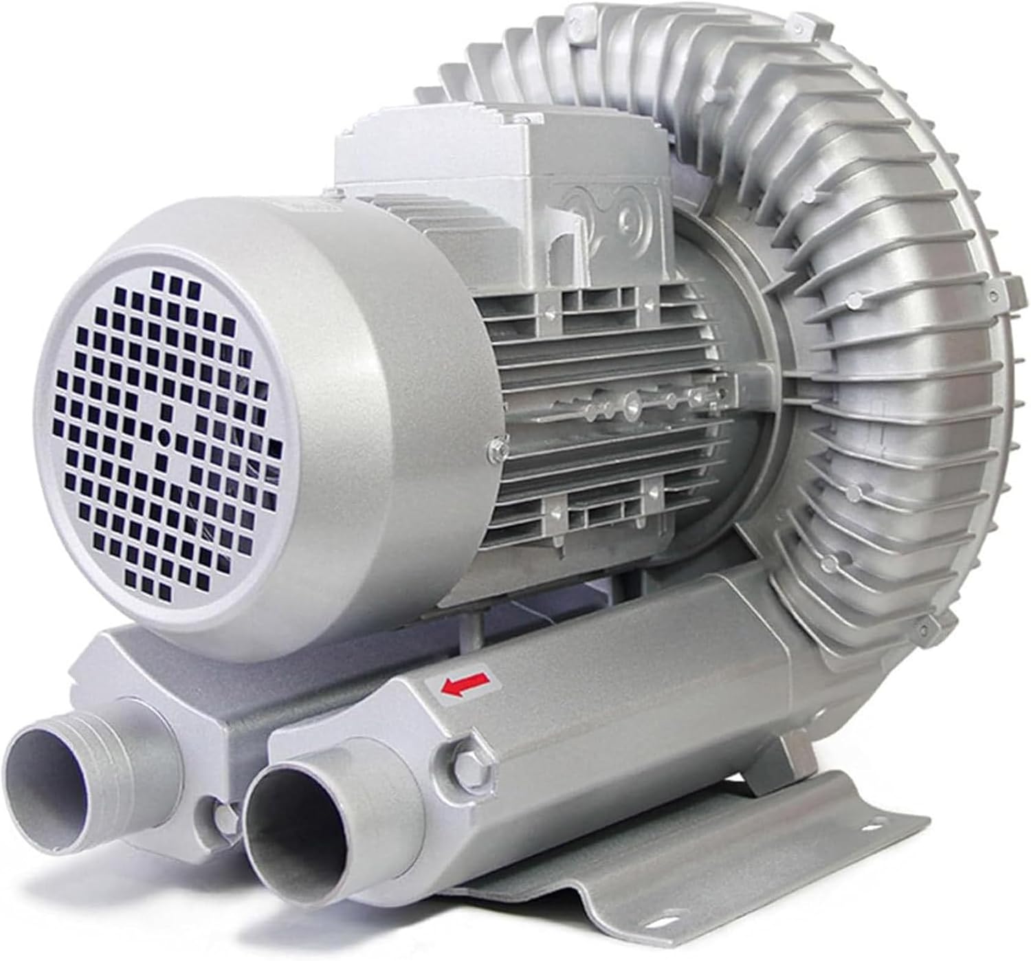 High-Pressure Regenerative Blower & Vacuum Pump, 180W/0.24HP Vortex Ring for Air Blowing & Suction, Ideal for Aquariums, Fish Farms, Aquaculture & Industrial Use
