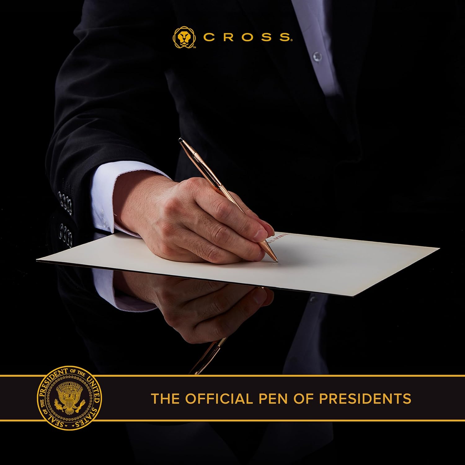 Cross Classic Century Refillable Pen & Pencil Gift Set Presented in a Luxury Gift Box - Medium Point, Black Ink, Medalist