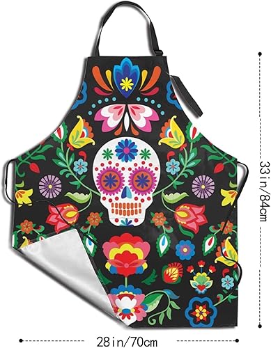 Miniatura 5 de Delantal ajustable impermeable para hombres y mujeres, chef, cocina, barbacoa, parrilla