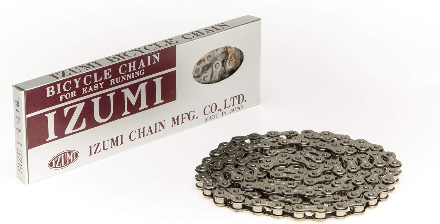 IZUMI ES410 Spring Clip Connect Single-Speed Chain, 116 Links in 7 Colors