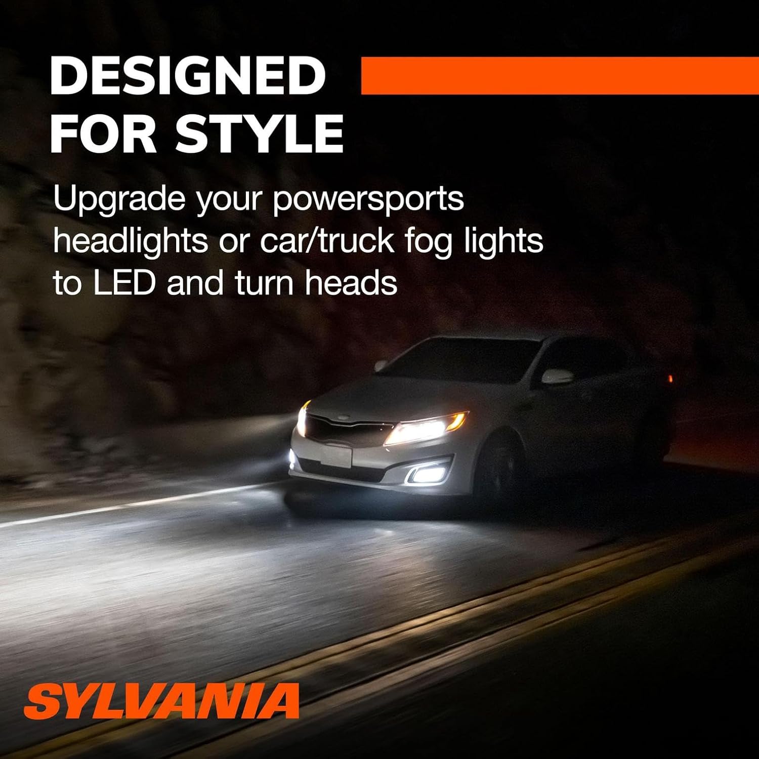 SYLVANIA H7 LED - Fog Lights For Cars and Trucks - Headlight Bulbs for Off Road Powersports - 6000k Cool White LED Light - Long-Lasting Bulbs - No Polarity - DIY Upgrade