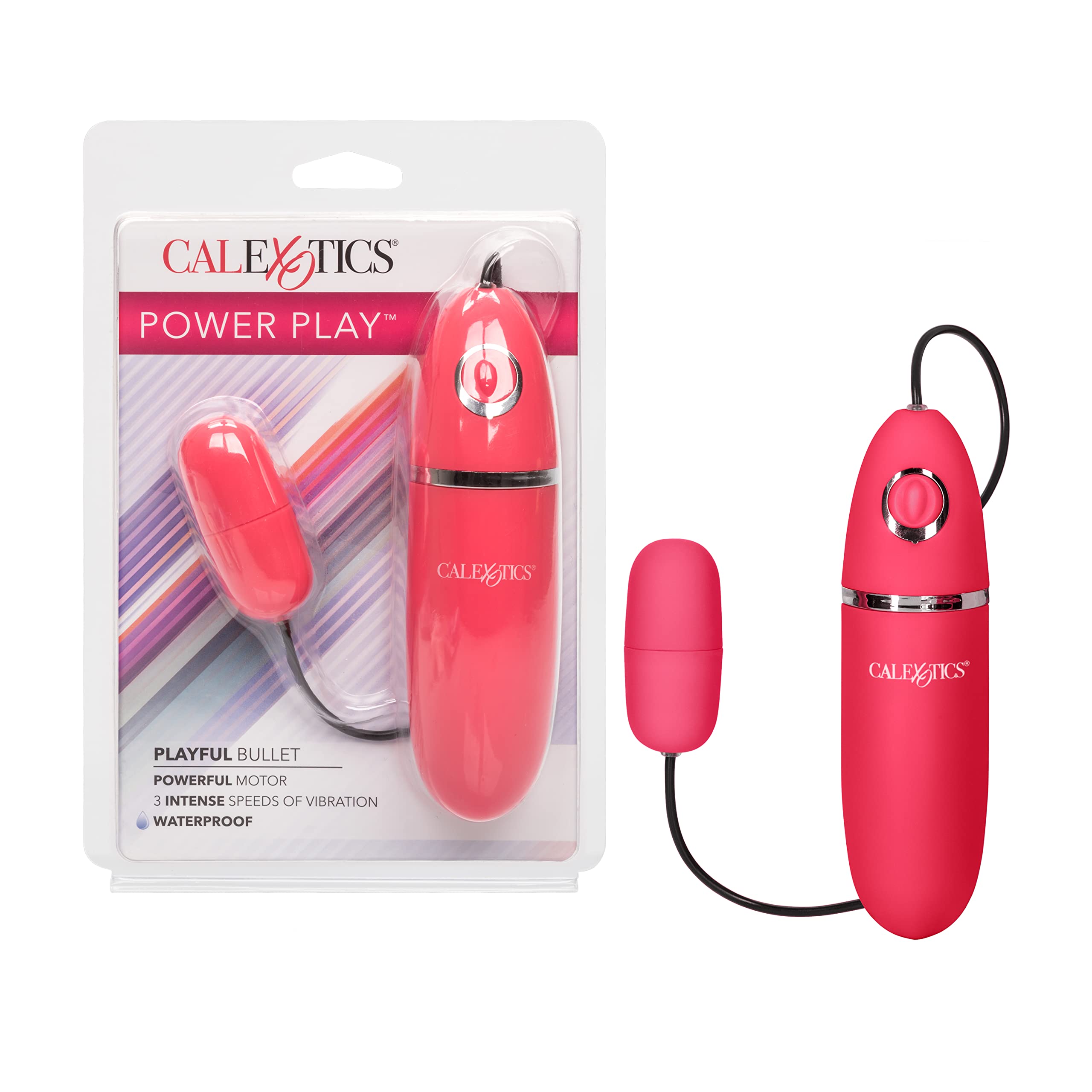 Amazon.com: CalExotics Novelties Power Play Playful Bullet, Pink : Health &  Household