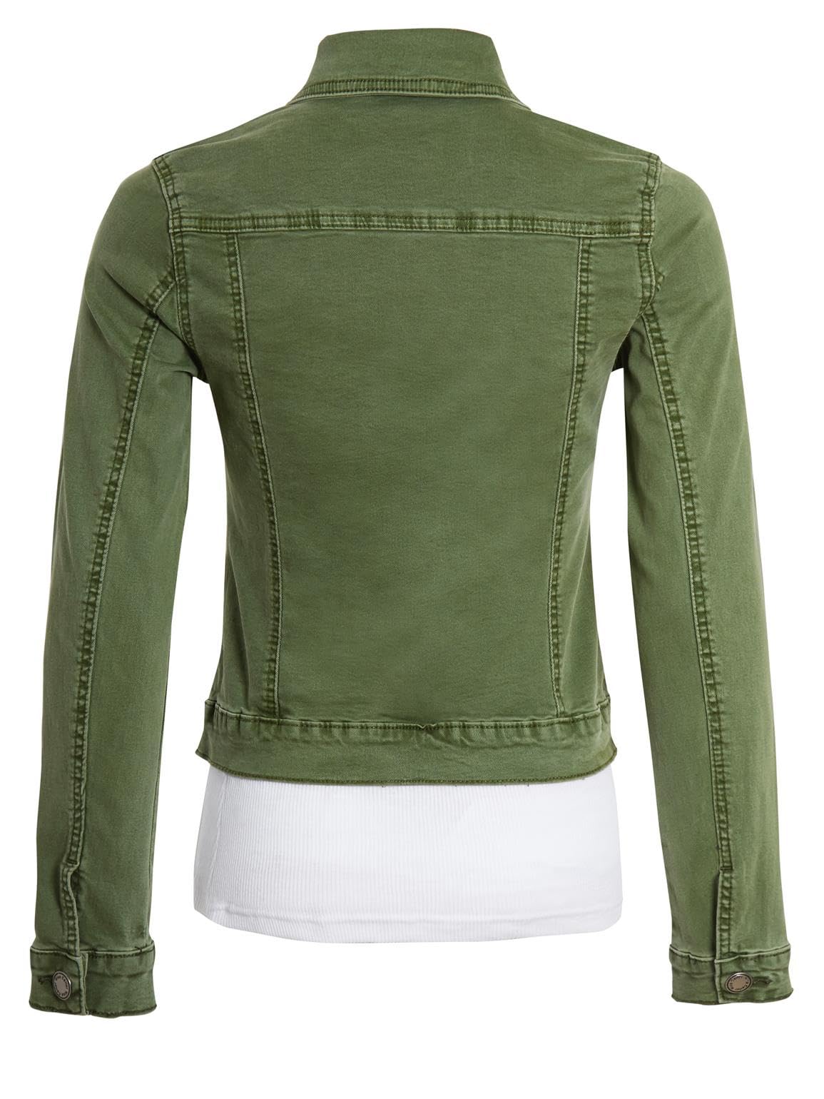 SS7 Femmes Veste en Jean Extensible Grande Taille