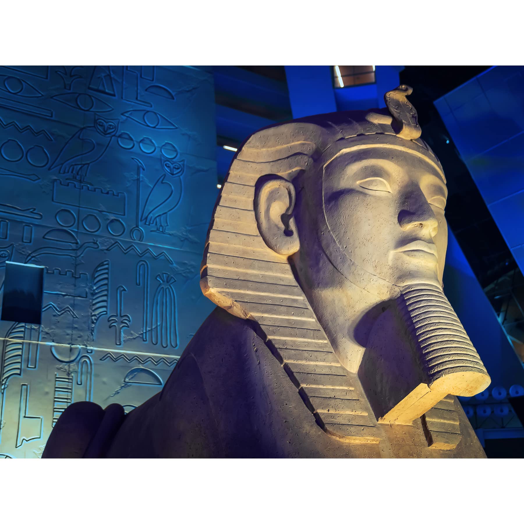 Artery8Sphinx Statue Ancient Egypt Photo Hieroglyph Extra Large XL Wall Art Poster Print