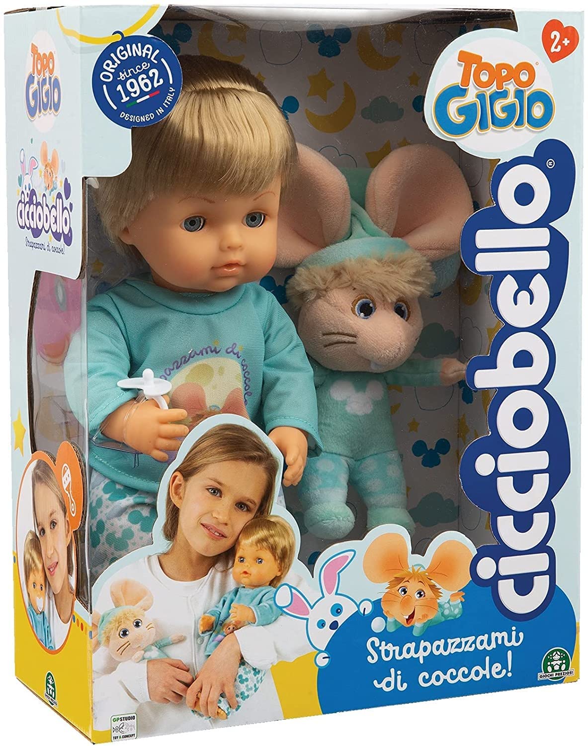 Cicciobello Amicci Animal Cuties Tiger Boy - Niedliche Minifigur Mit Abnehmbarer Mütze & Windel, Ab 3 Jahren