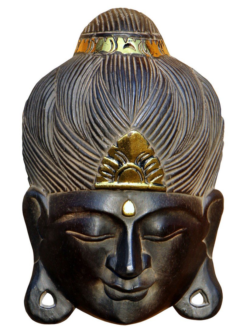 Noble Buddha Maschera Feng Shui Africa Budda maske14