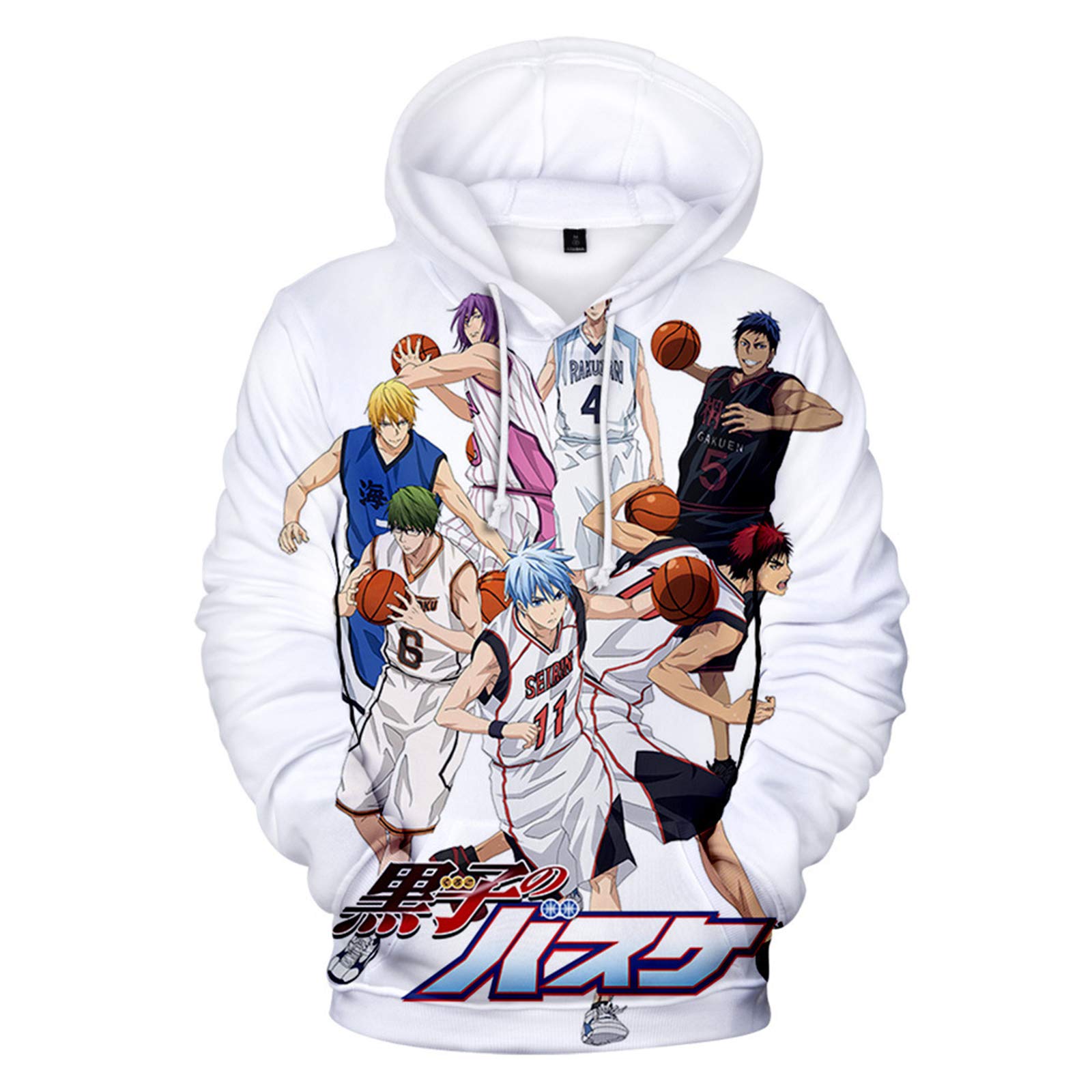 Kuroko's Basketball Hoodie Unisex Anime Kuroko's Basketball Kuroko Tetsuya Kagami Taiga Cosplay Hooded Sweatshirt Harajuku Hip Hop Hoody