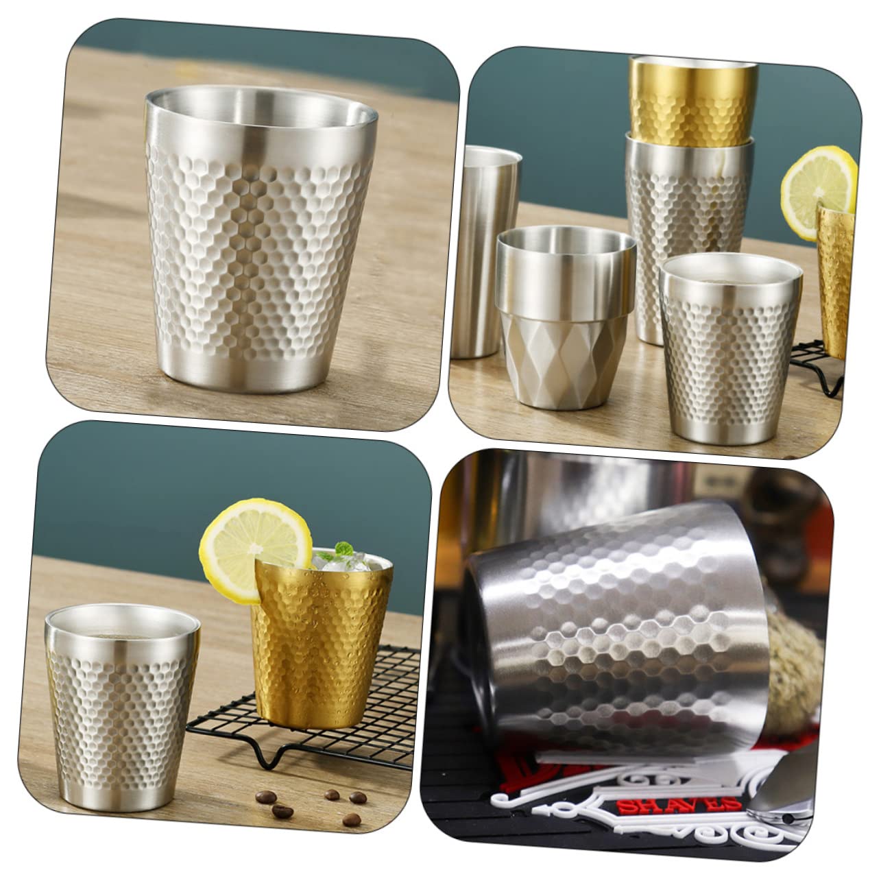 Baluue 3pièces Bol De Rasage Acier Pour Et Pratique Pour Mousse à Raser Pour Usage Couleur Argentée
