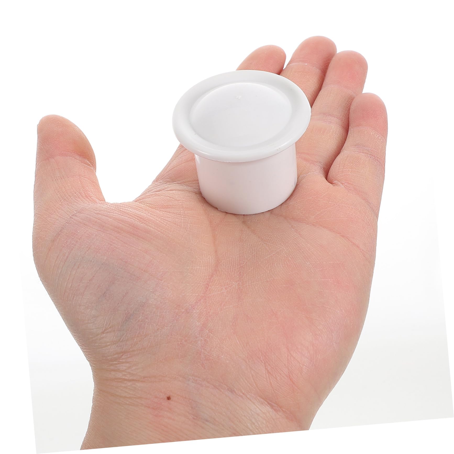 Alipis Embouts de Tringle à Rideaux en Plastique Blanc, 95 Pièces