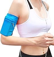 Vista 1 de Brazalete universal de ejercicio para teléfono para correr, correa de brazo ligera, soporte deportivo para correr, entrenamiento, compatible