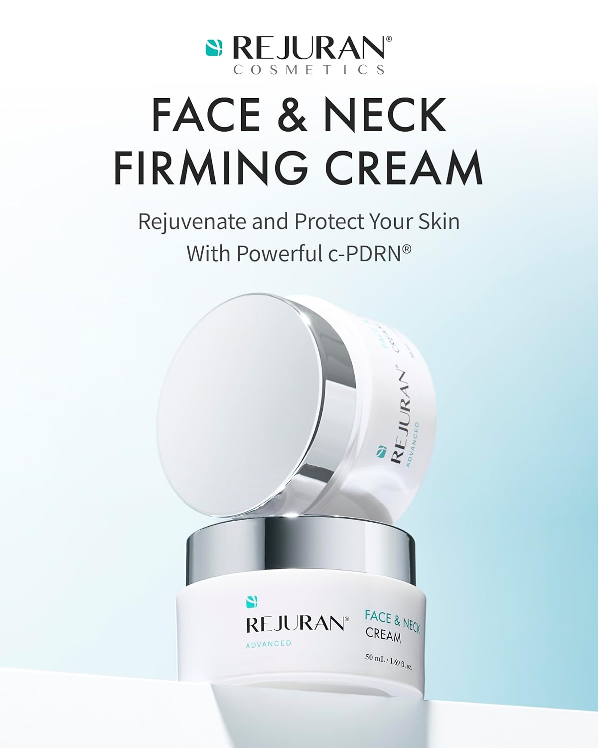 REJURAN® Advanced Face & Neck Firming Cream, c-PDRN® - Anti-Aging Cream for Firming, Hydration, and Wrinkle Reduction, Clinically Developed (1.01 fl oz) - Image 2