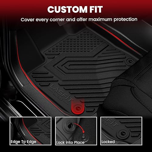 Miniatura 3 de LASFIT Alfombrillas y tapete de carga para Honda HRV 2026 2025 2024 2023 (gasolina e híbrido) y para Acura ADX 2025, accesorios de revestimiento de