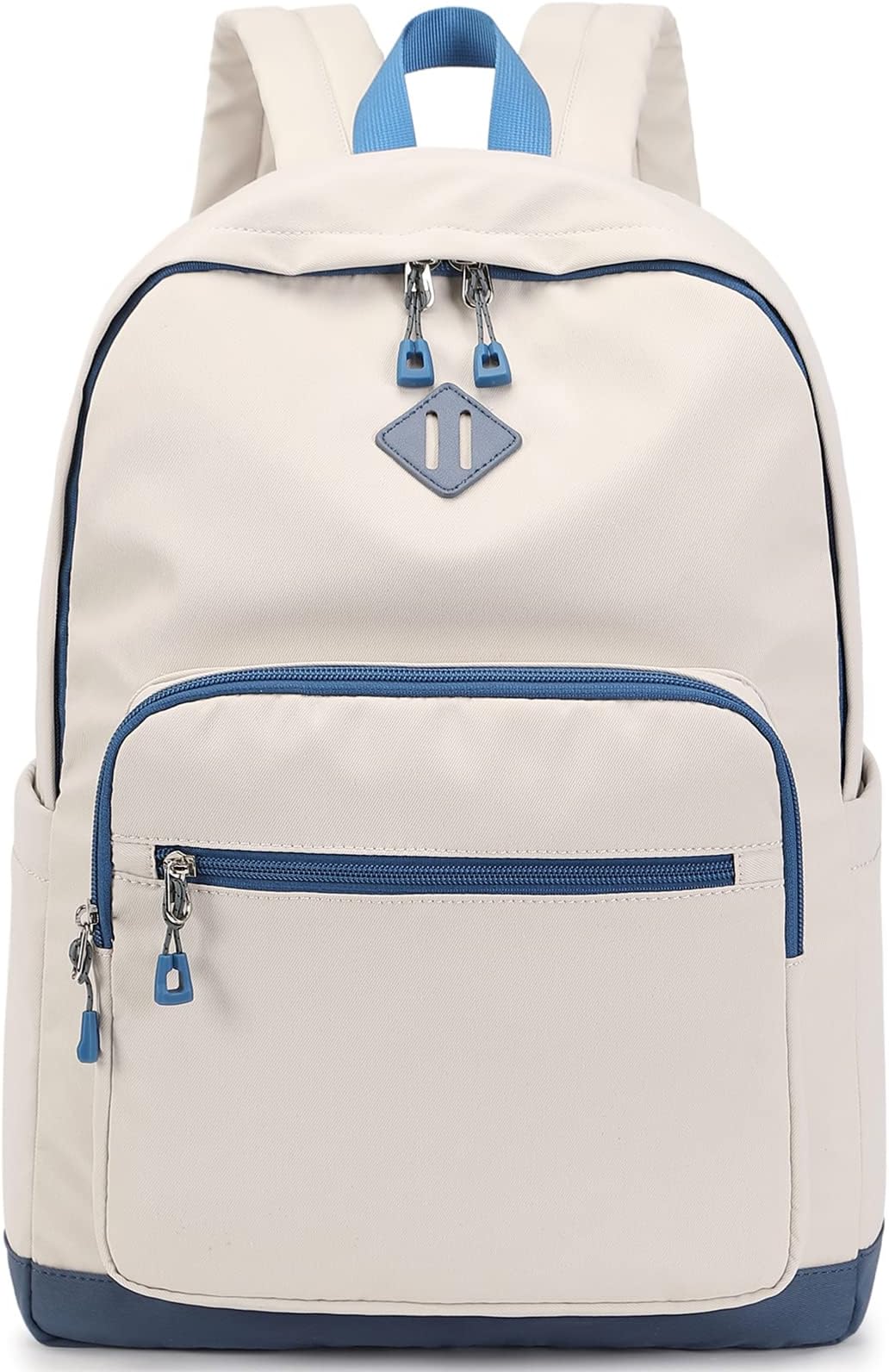 Mygreen Backpack, School Backpack travel Laptop Backpack, Students College Backpack Bookbag for Girls Boys Teen Women -Beige