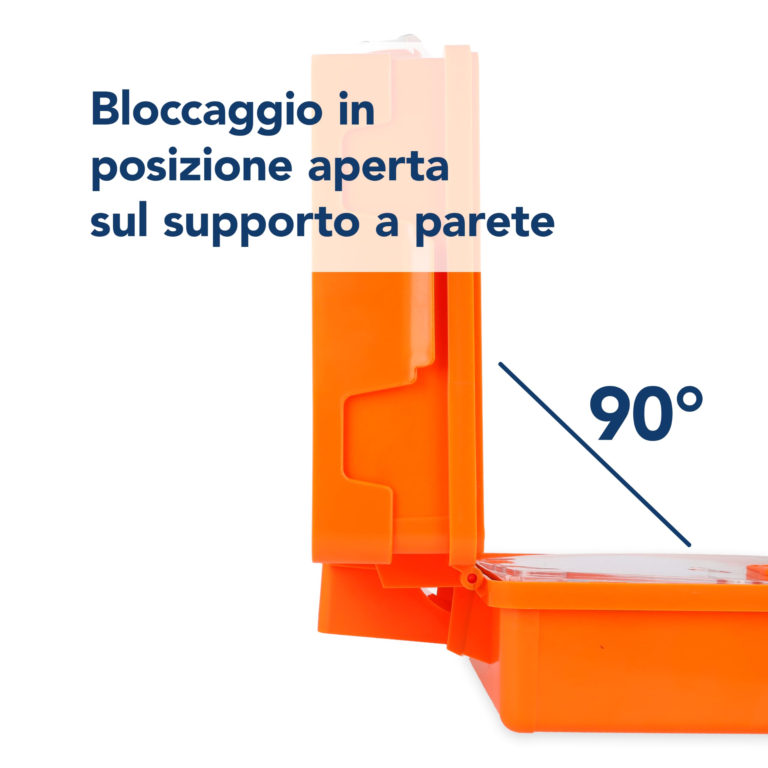 First Aid Only Cassetta Pronto Soccorso First Aid Only Con Maniglia, Din 13157, Inclusi Vetri Divisori, Supporto Per Parete, Viti E Tasselli, Arancione - 2130 Gr