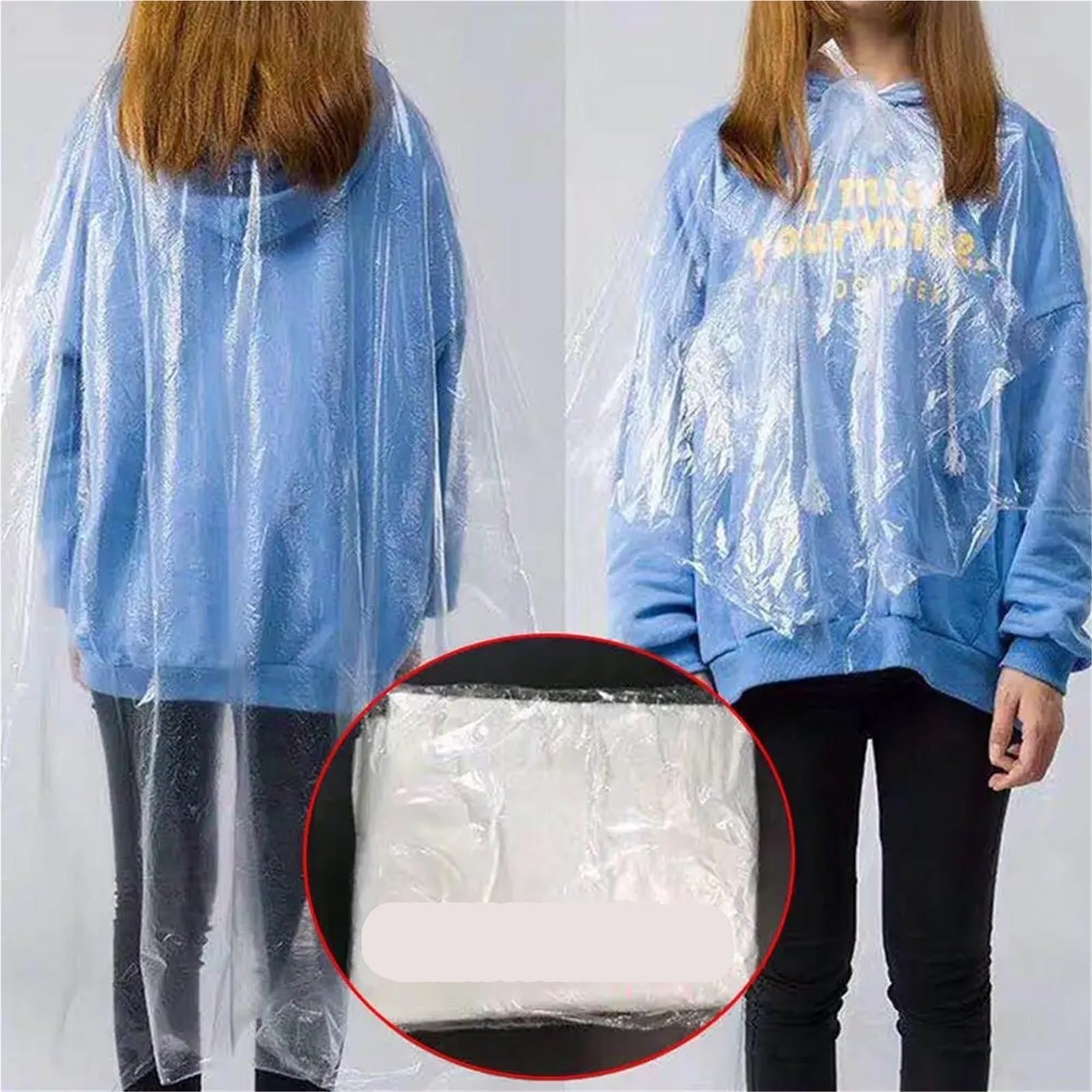 Delantales Desechables – 200 Unidades De Delantales De Plástico Resistentes A Las Rasgaduras Para Teñir El Cabello, Ideales Para Peluquería, Cocina, Pintura Y Uso Doméstico