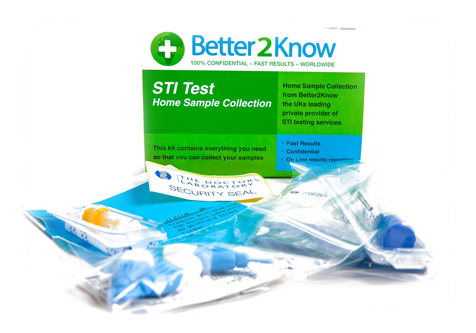 Chlamydia STI Home Test Kit by Better2Know. Easy to use STD Sexual